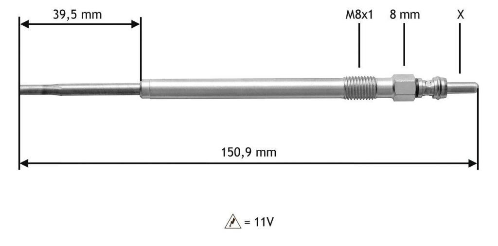 Bougie de préchauffage VALEO 345174